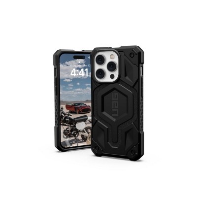 Husa iPhone 14 Pro Max, Premium Urban Armor Gear Monarch Magsafe, Ultra Rezistenta Negru